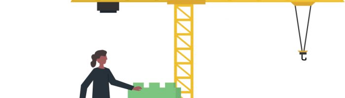 illustration of a crane