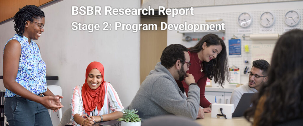 BSBR Research: Stage 2 Program Development